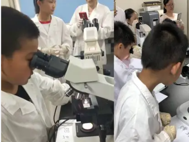 当中的讲堂经过光纤直达讲堂当名师在“专递讲堂”上为乡村孩